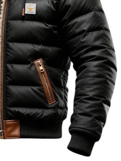 Men's Classic Sherpa Puffer Winter Jacket