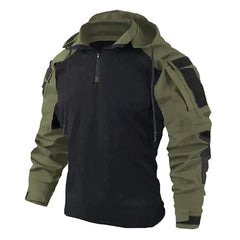 Tactical Quarter-Zip Combat Shirt with Sleeve Pockets