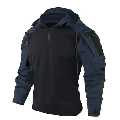 Tactical Quarter-Zip Combat Shirt | Utility Sleeves & Breathable Panels