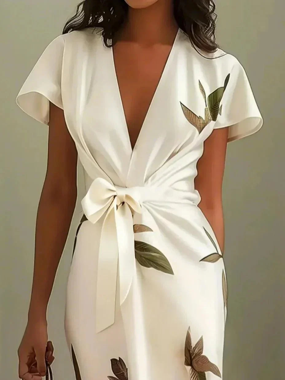 Imogen | Deep-V Wrap Dress