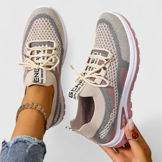 Women's Breathable Slip On Orthopedic Sneakers - Khaki