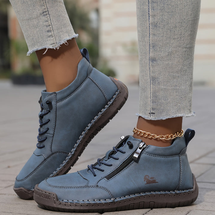 Women's Casual High Top Non-Slip Orthopedic Sneakers - Blue