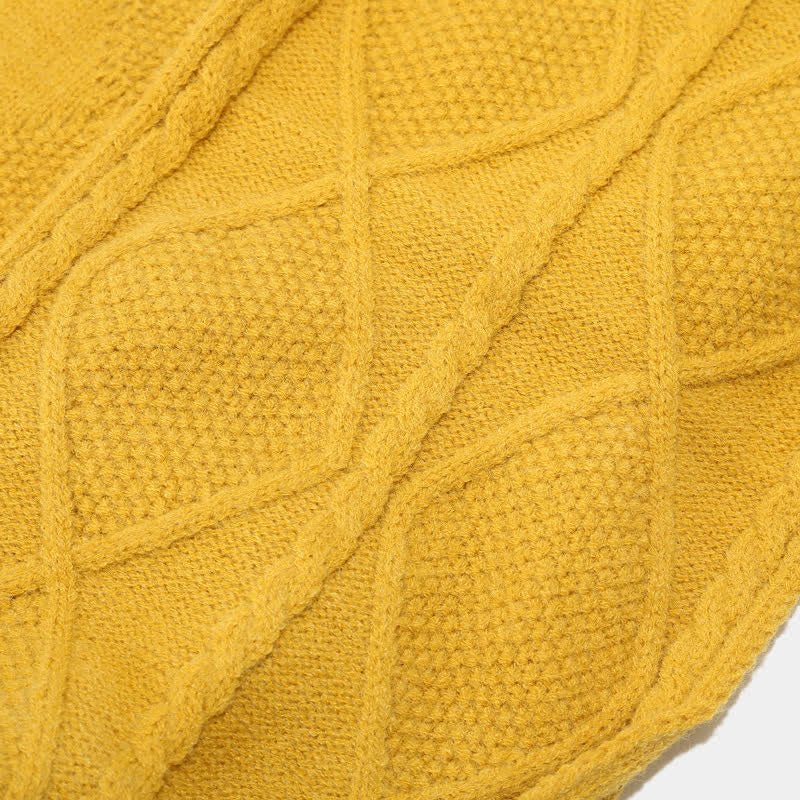 Women's Classic Warm Winter Knit Gloves Set