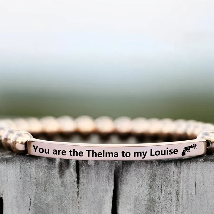 Women's Engraved Love Friendship Bracelets