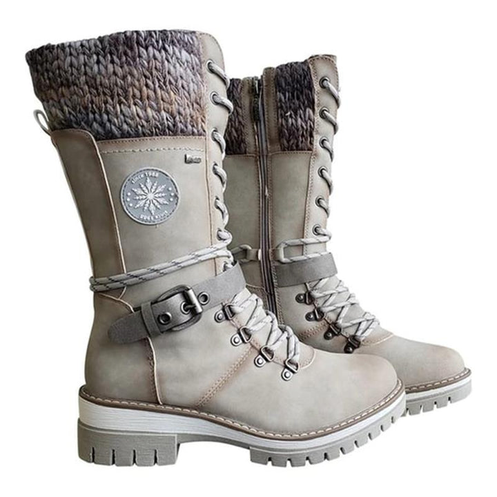 Dilys women's orthopedic lace up knee high boots - photo 11