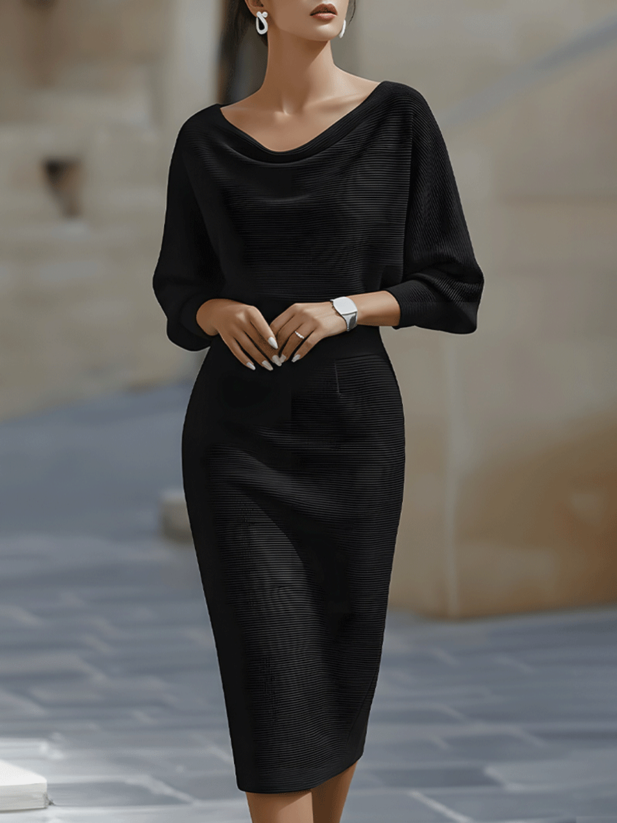 Rosée | Batwing Midi Dress