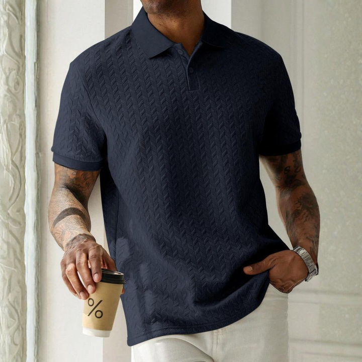 Soren | The Textured Relaxed Polo