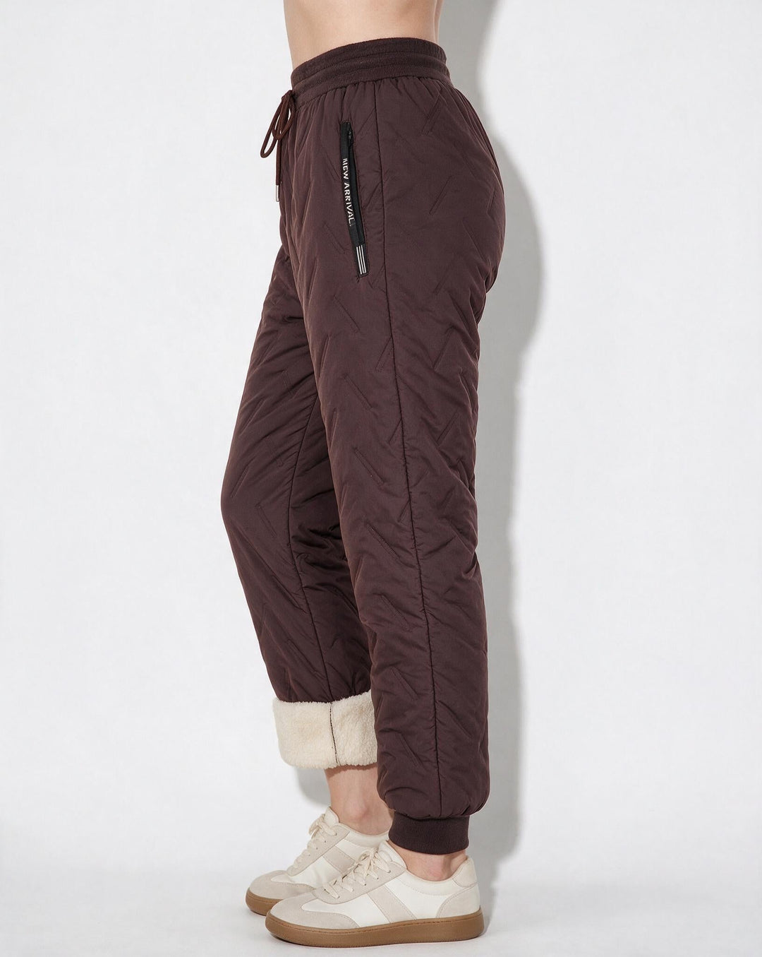 Women's Quilted Long Winter Baggy Snow Pants