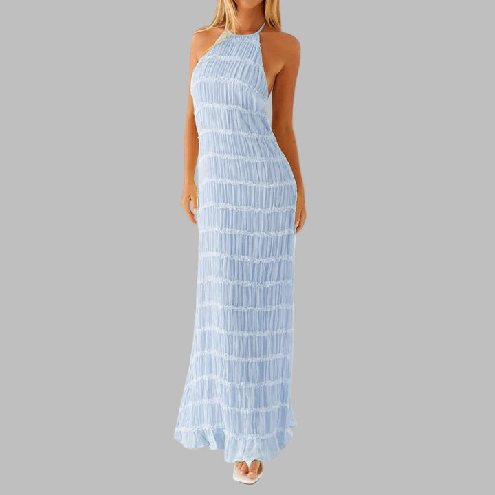 Lunet™ | Elegant Sleeveless Backless Bodycon Maxi Dress