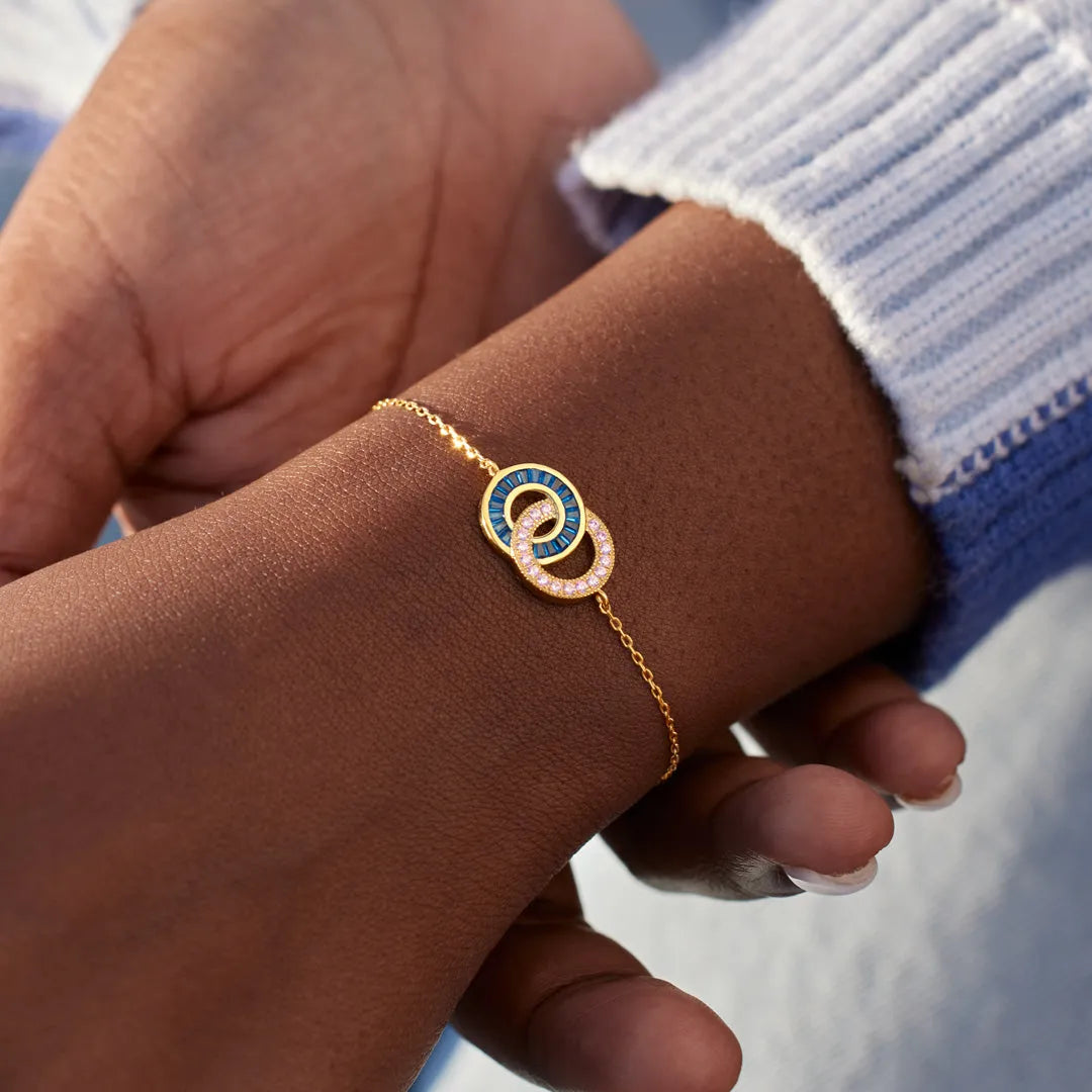 Women's Elegant Birthstone Friendship Bracelets