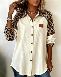Clodagh | Polished Button-Down Shirt with a Contrast Collar