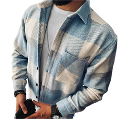 Brushed Flannel Shacket with a Plaid Check