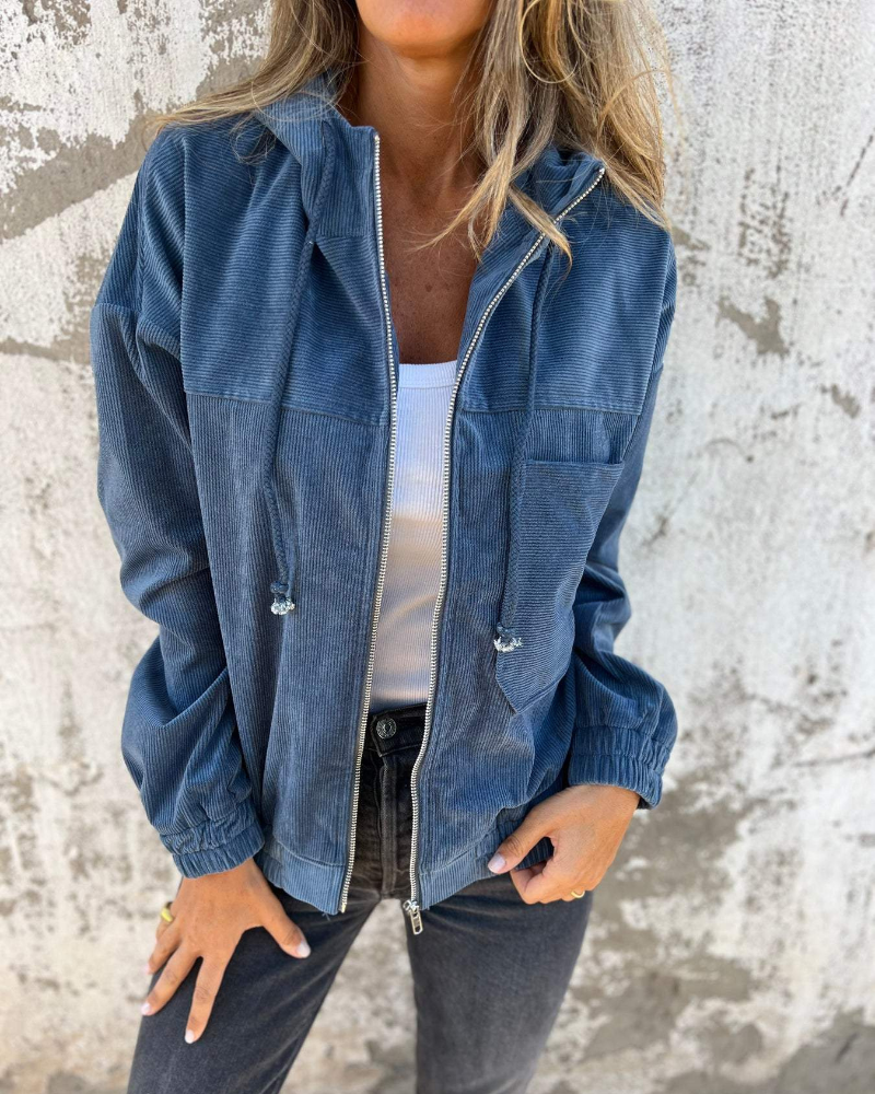 Bérengère | Zip-Up Hooded Jacket