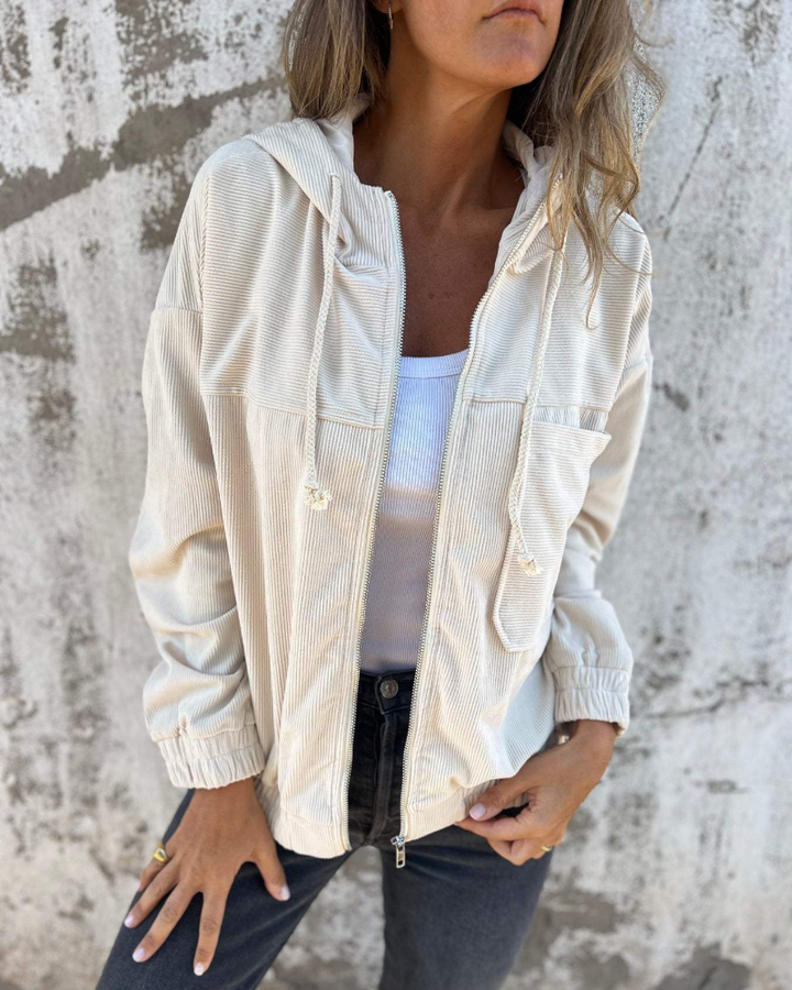 Bérengère | Zip-Up Hooded Jacket