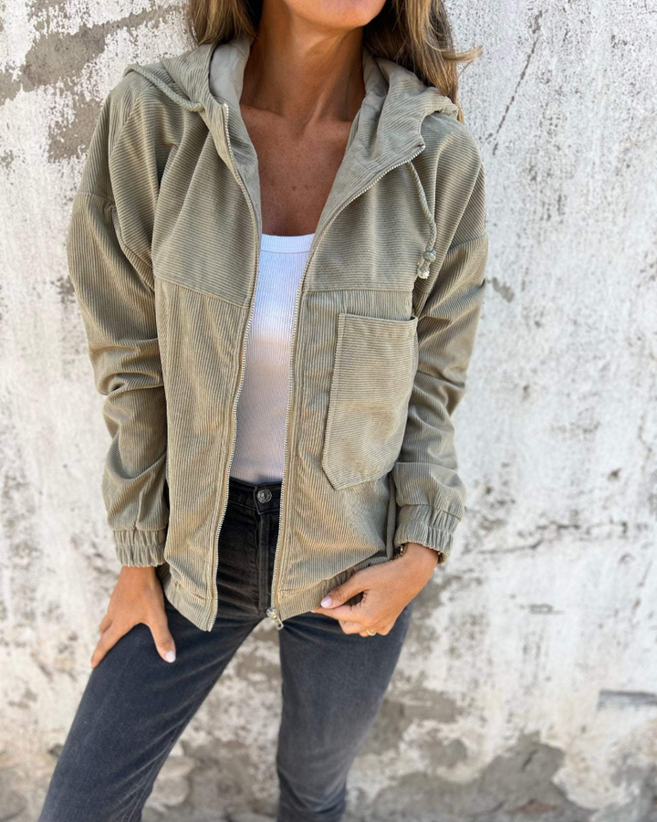 Bérengère | Zip-Up Hooded Jacket