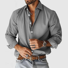 Graham | Wrinkle-Resistant Button-Down Shirt with a Turn-Down Collar