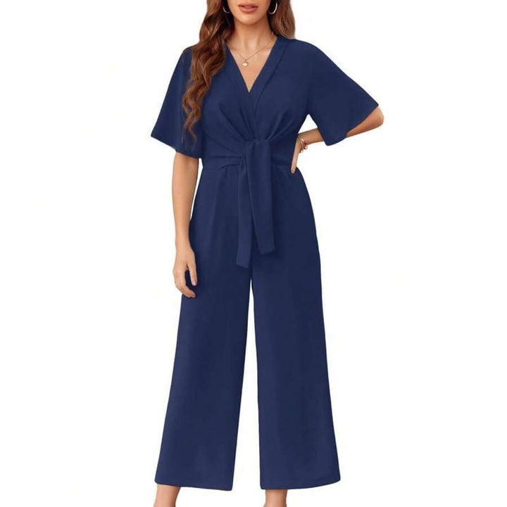 Yolaine | Tie-Waist Jumpsuit