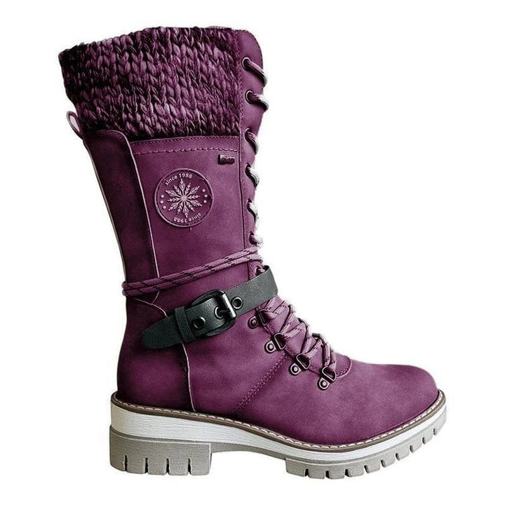 Dilys women's orthopedic lace up knee high boots - photo 9