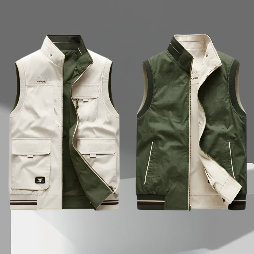 David | Reversible Multi-Pocket Utility Vest