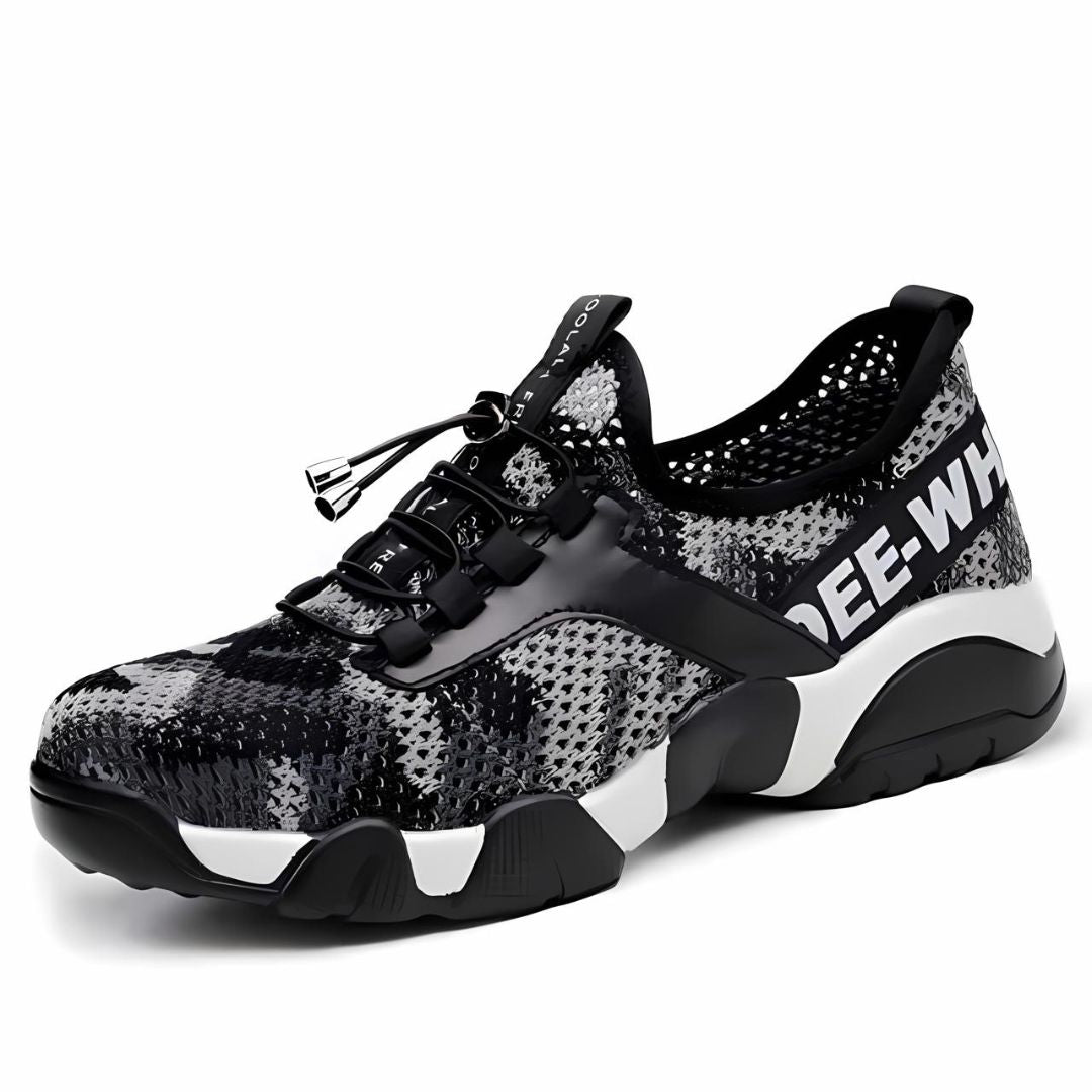 Chunky Knit-Lace Trainers | Lightweight Mesh | Street Style Sneakers