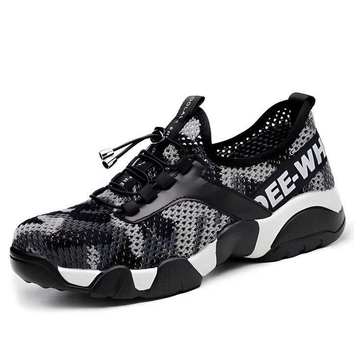 Chunky Knit-Lace Trainers | Lightweight Mesh | Street Style Sneakers
