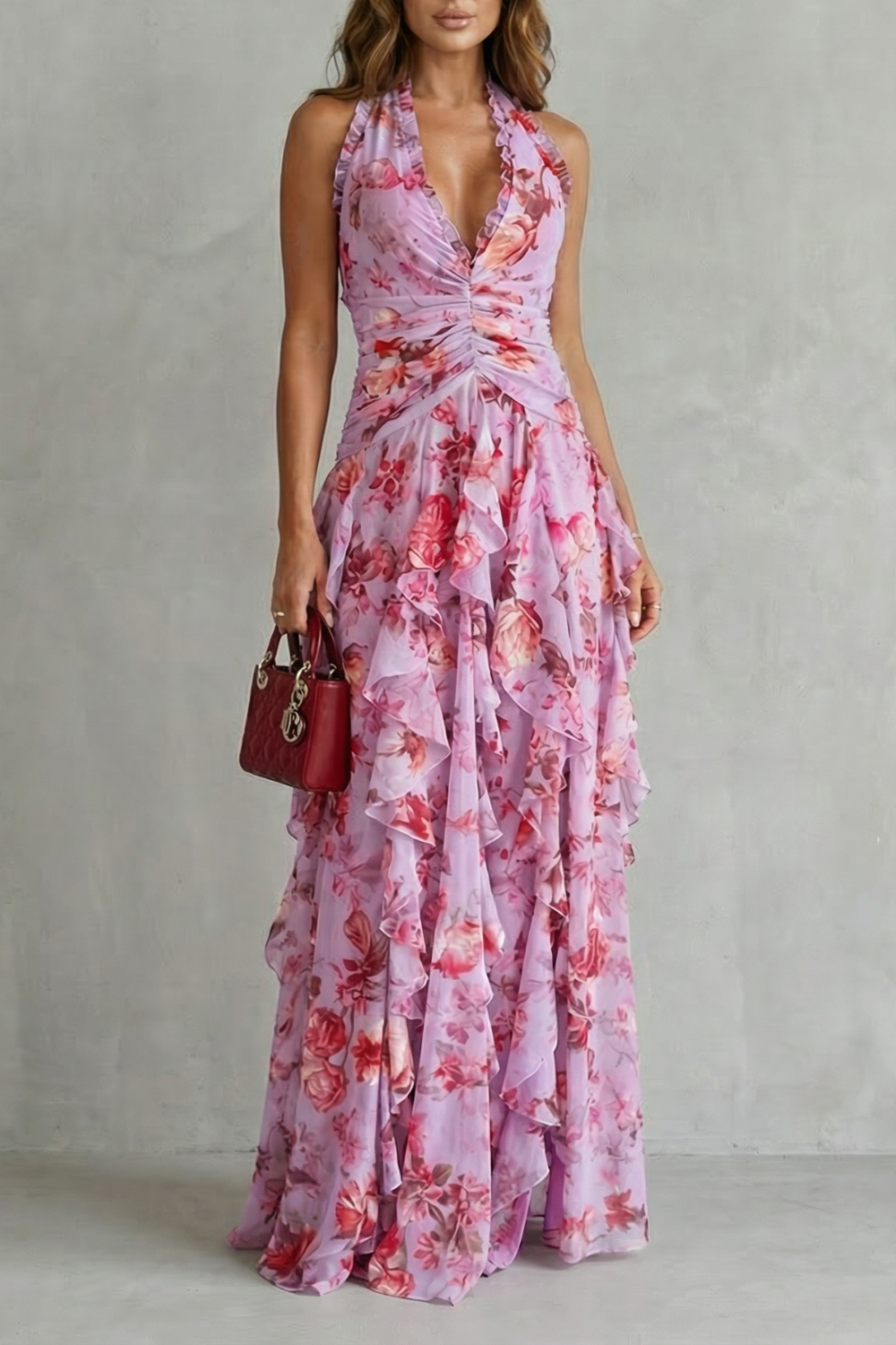 Armande | Halter Maxi Dress