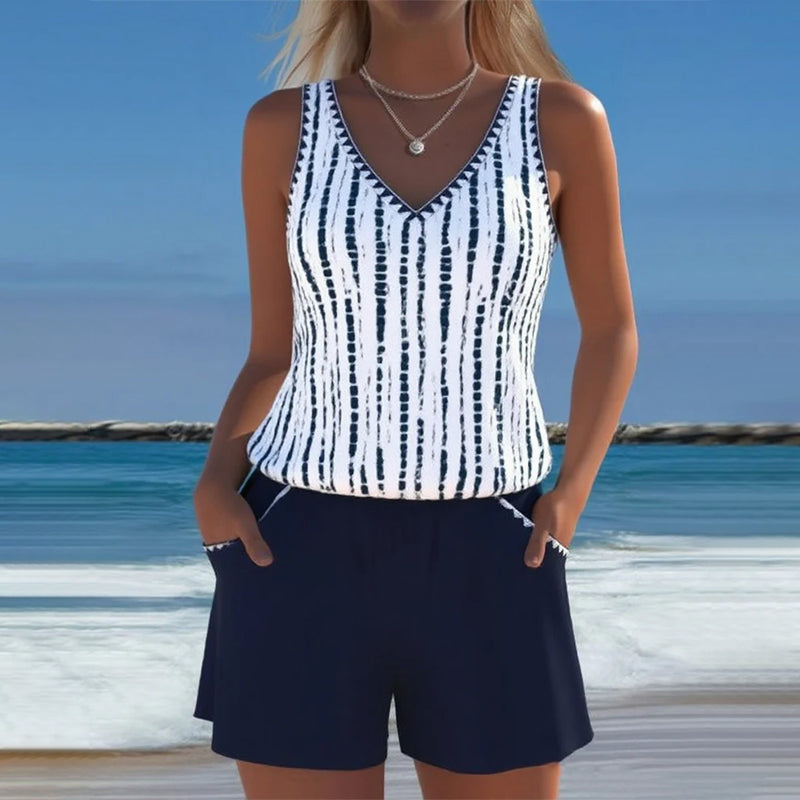 Olympe | Belly-Covering Swim Set