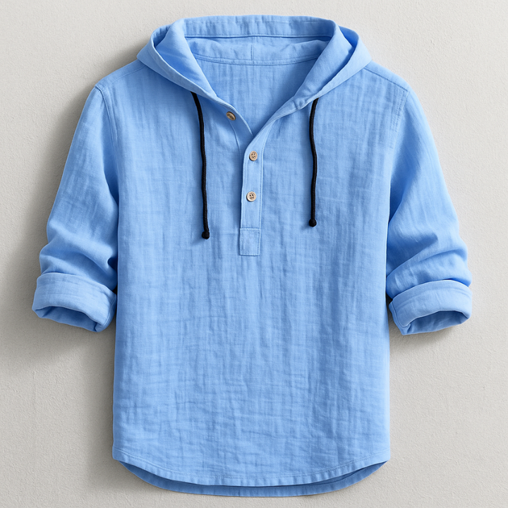 Elliot | Hooded Linen Summer Shirt