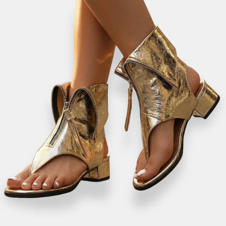 Arlette | Statement Zip Sandal