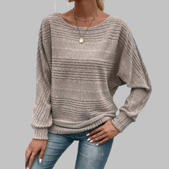 Perlita | Everyday Round-Neck Top with Long Sleeves