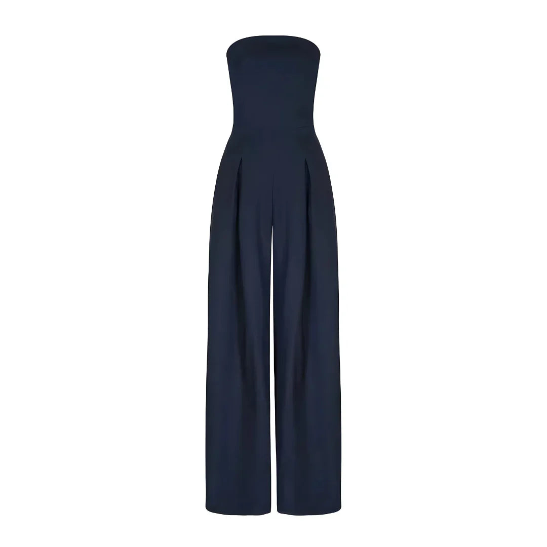 Amber | Elegant Strapless Jumpsuit