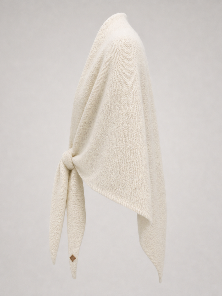 Women's Alpaca Wool Winter Triangle Scarf