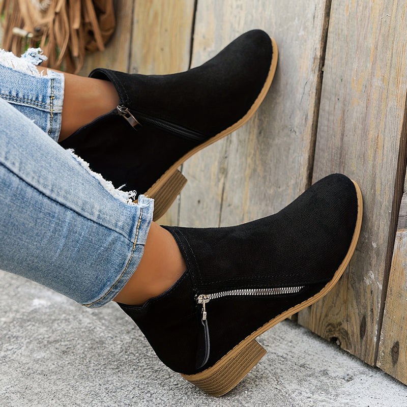 Clara | Orthopedic Zip Ankle Boot