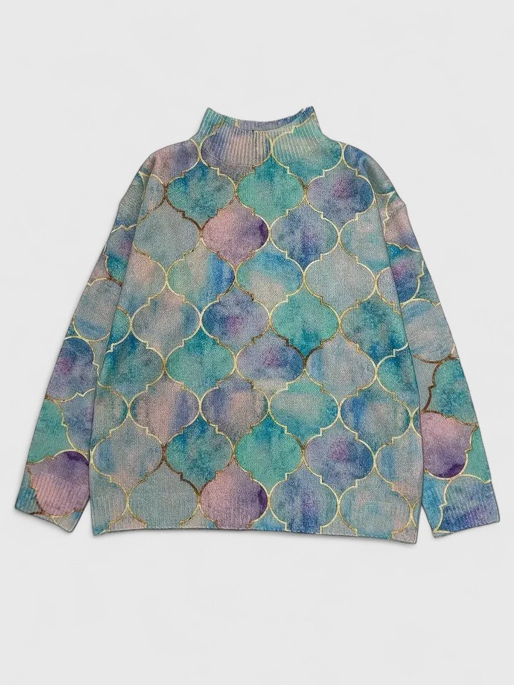 Crystal | Soft Turtleneck Knit Sweater