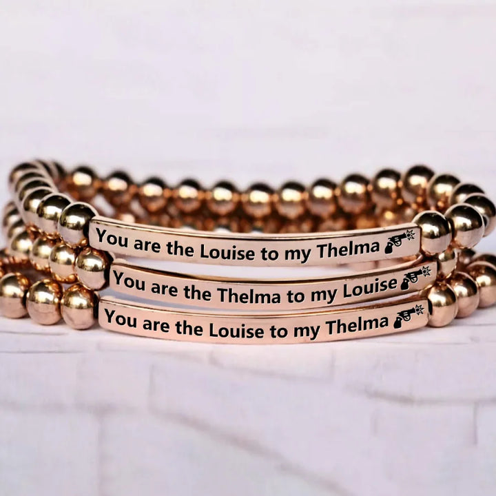 Women's Engraved Love Friendship Bracelets