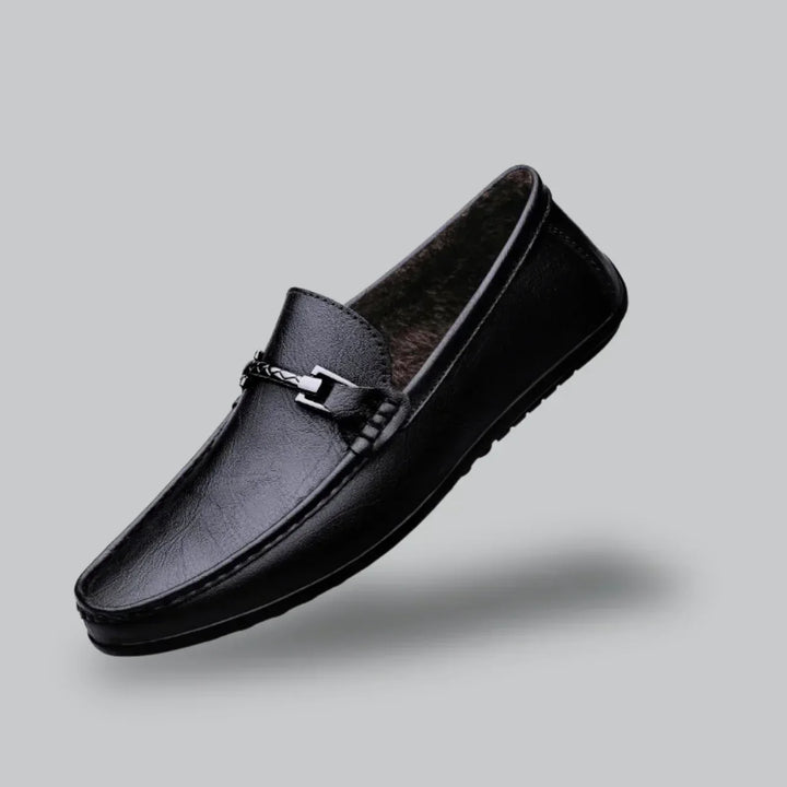Men’s Classic Leather Loafers | Slip-On Dress Shoes | Casual Office Style