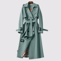 Madeleine | Belted Trench Coat with Deep Side Pockets