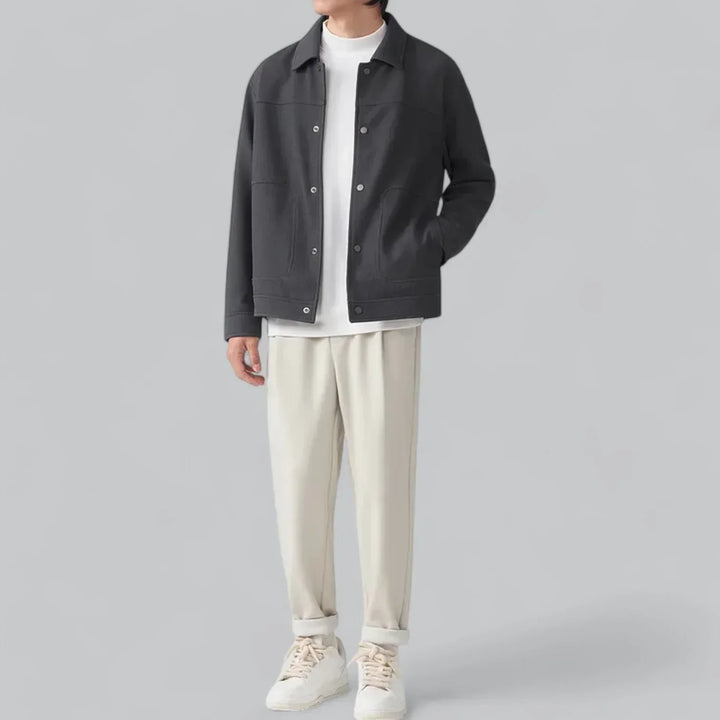 Men’s Corduroy Overshirt | Snap-Front Jacket Style | Relaxed Fit Midweight Layer