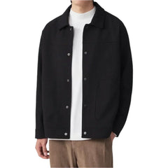 Men's Cotton Corduroy Overshirt with Patch Pockets