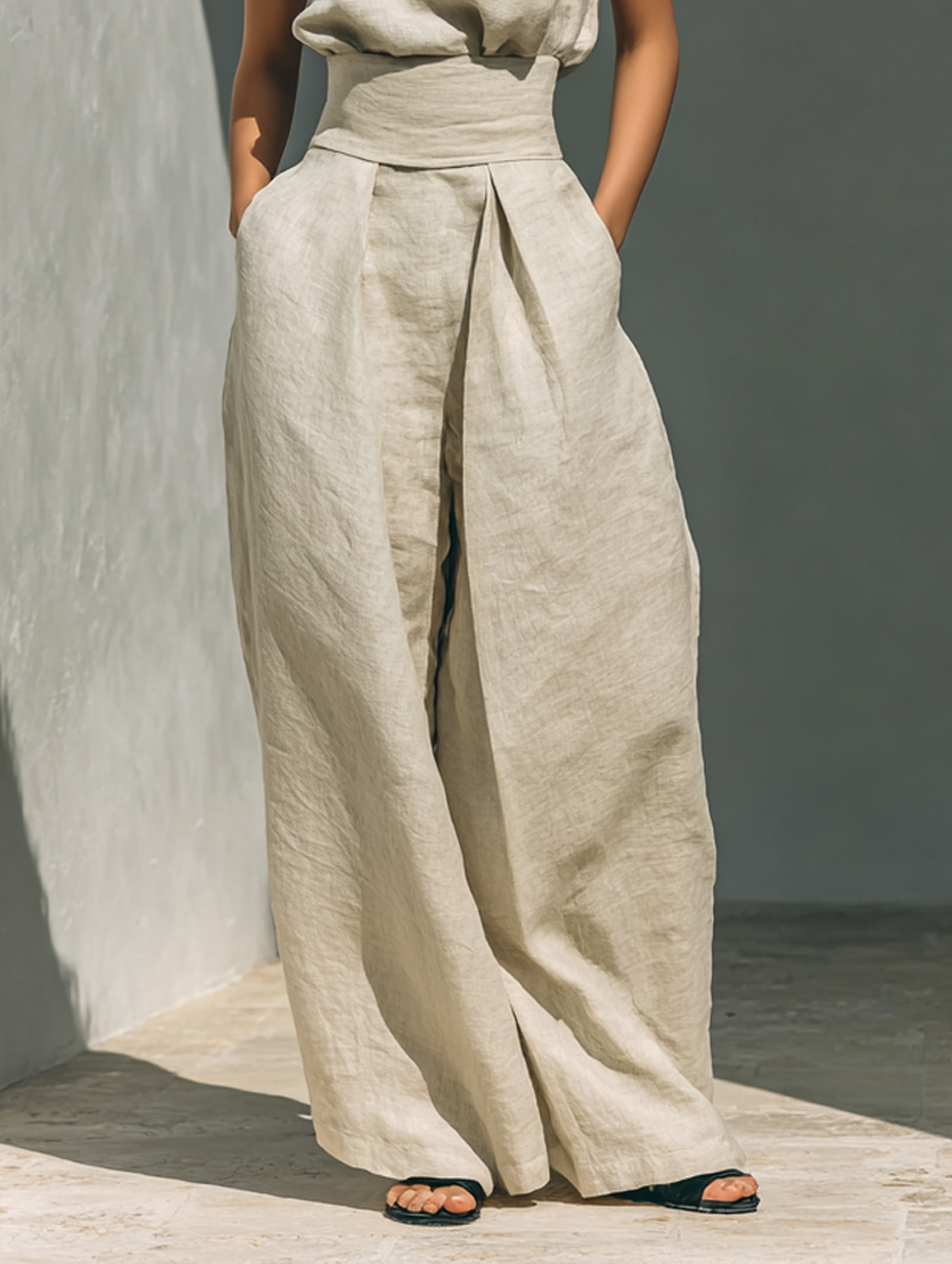 Deirdre | Sleeveless Two-Piece Set
