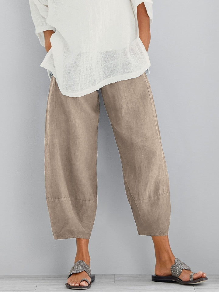 Annette | Barrel-Leg Cropped Trouser