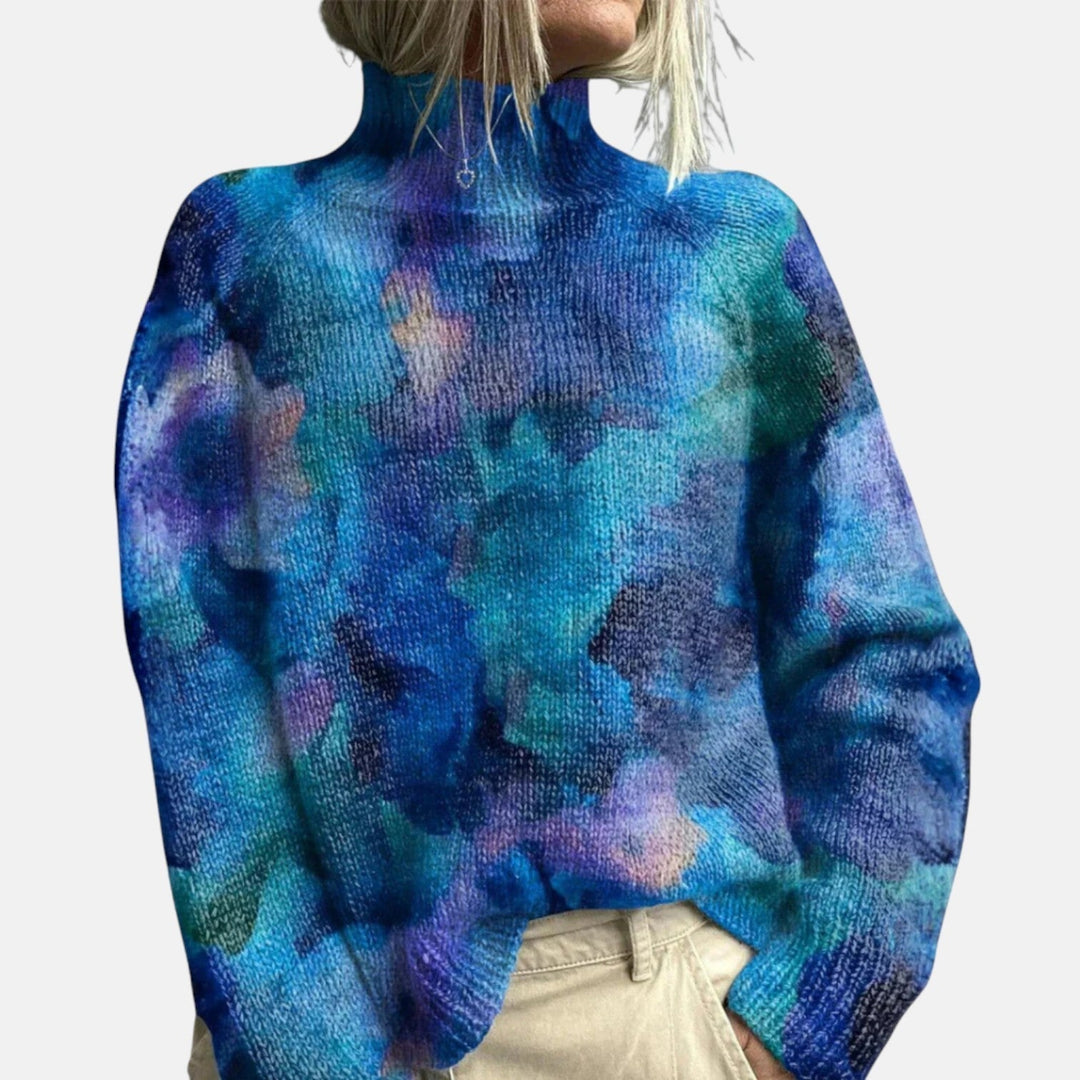 Nell women's elegant ribbed turtleneck sweater - photo 7