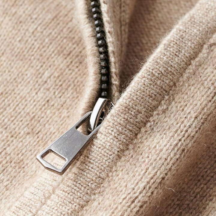 Men's Classic Knit Quarter Zip Sweater