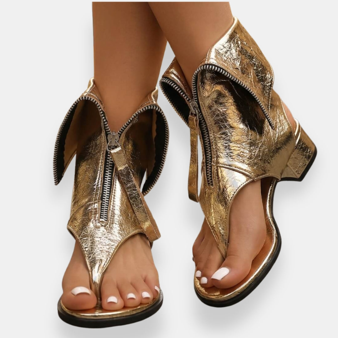 Arlette | Statement Zip Sandal