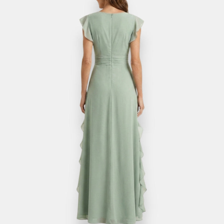 Agnès | Ruffle-Cascade Maxi Dress