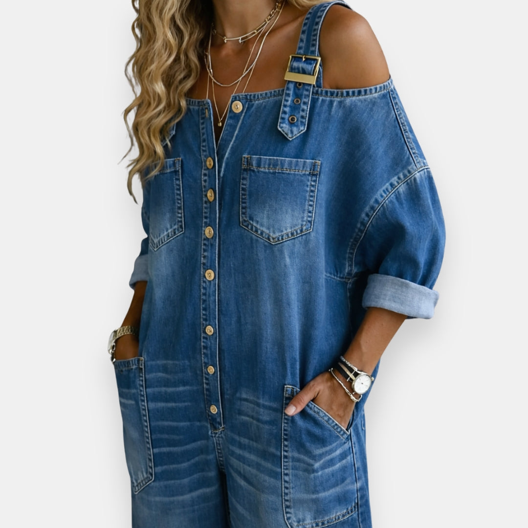 Denise | Cold-Shoulder Jumpsuit