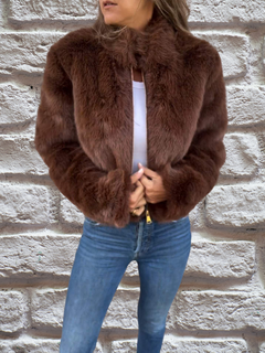 Thessaly | Women's Stylish Winter Faux Fur Coat
