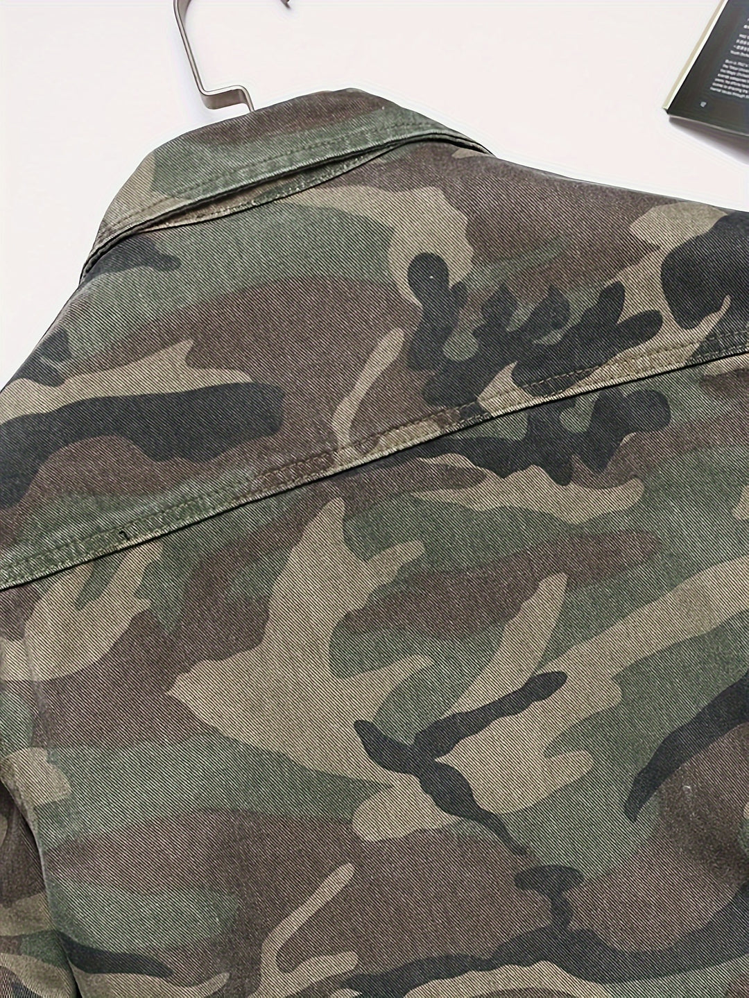 Men's Camouflage Regular Fit Pocket Overshirt