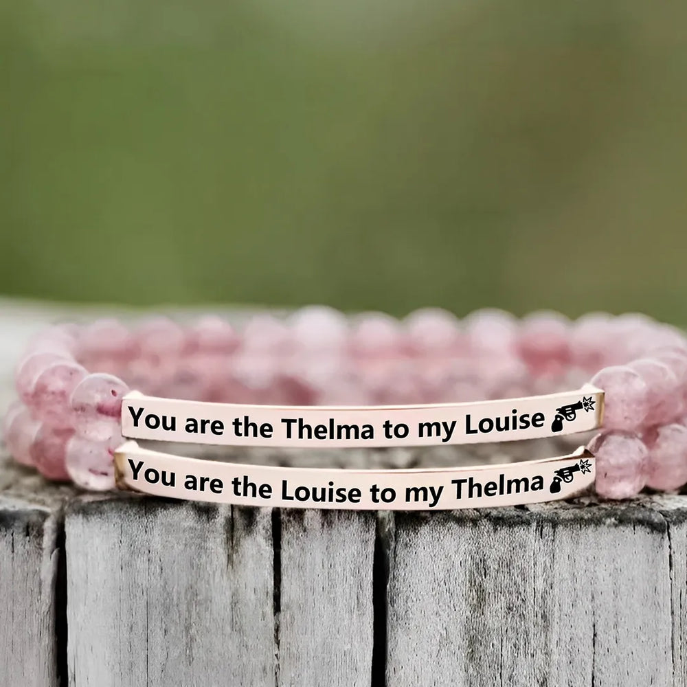 Women's Engraved Love Friendship Bracelets