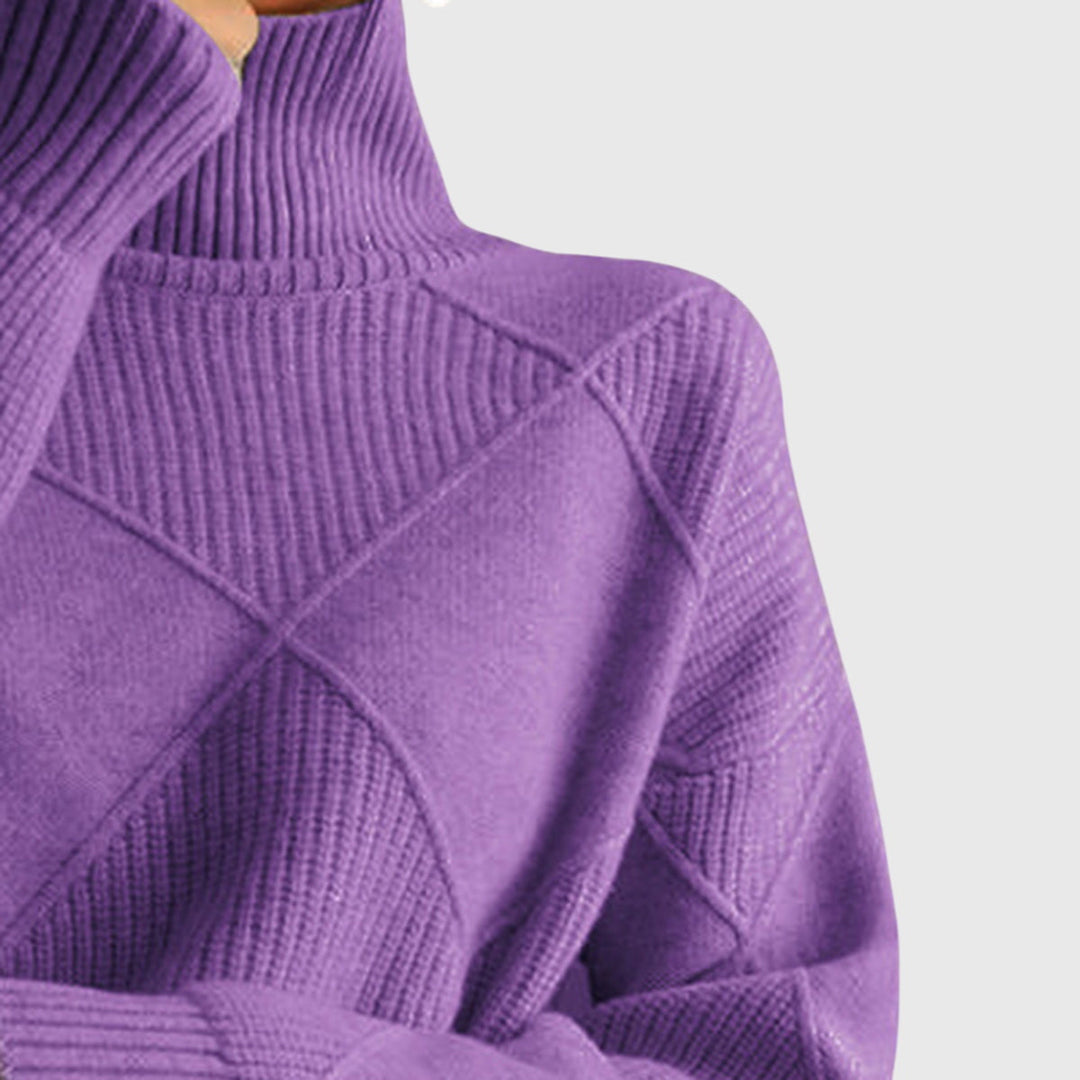 Ruth women's soft turtleneck sweater - photo 9